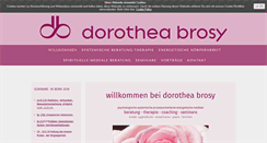 Desktop Screenshot of dorotheabrosy.ch