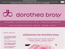 Tablet Screenshot of dorotheabrosy.ch